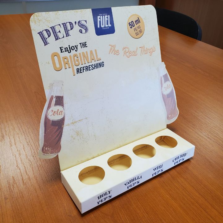 Présentoire et forme de découpe